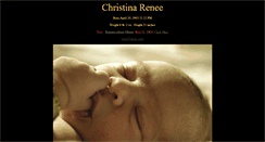 Desktop Screenshot of christinarenee.com