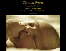 Tablet Screenshot of christinarenee.com